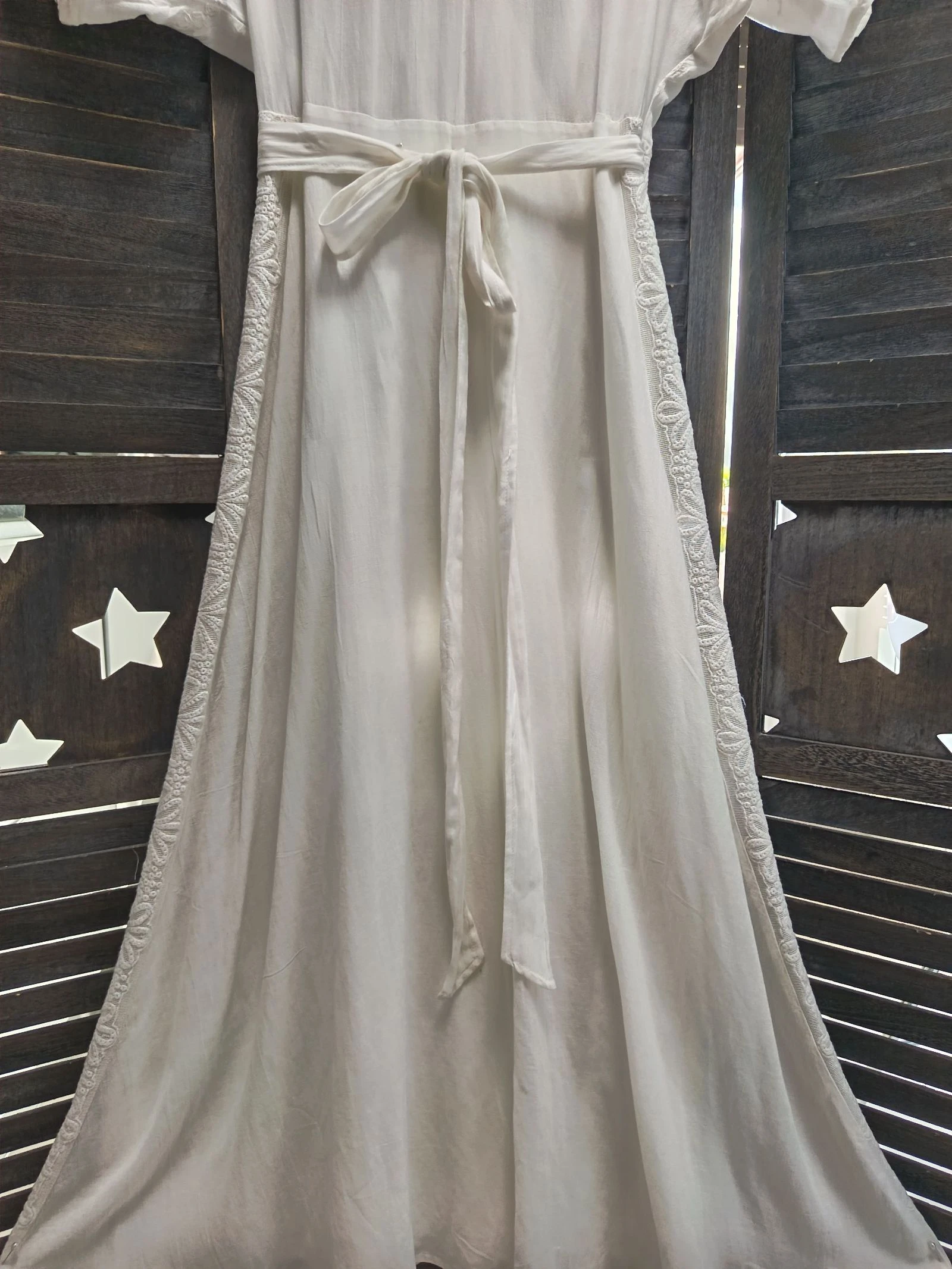 Wit Gebreid Jurkje ♡ ZARA * Maat L – photo 5